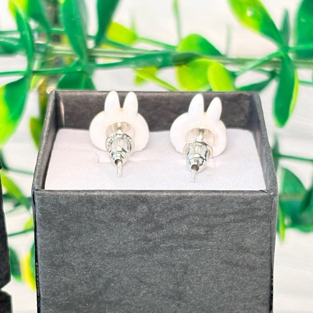 Cute Orange Monster Character Stud‎ Earrings